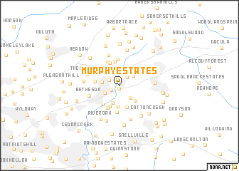 map of Murphy Estates