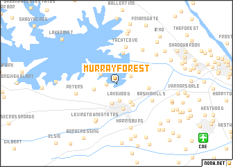 map of Murray Forest