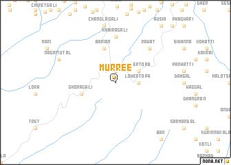 map of Murree