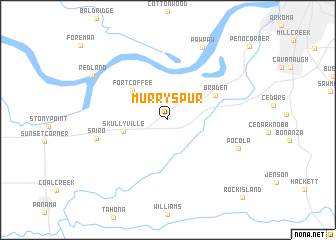 map of Murry Spur