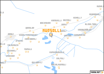 map of Mürsǝlli