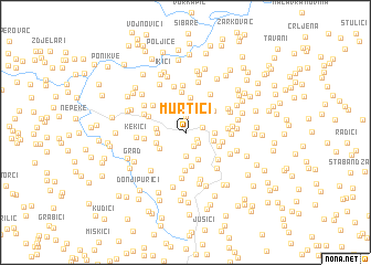 map of Murtići