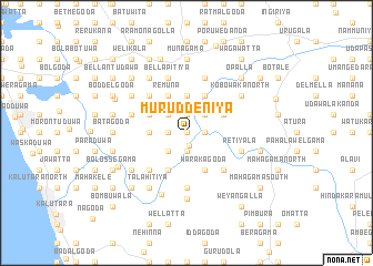 map of Muruddeniya