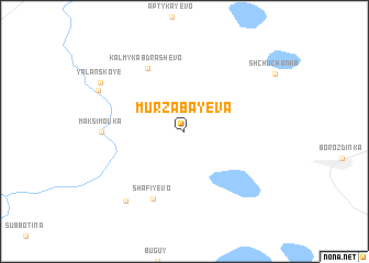 map of Murzabayeva
