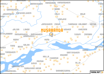 map of Musa Bānda