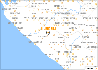 map of Musabli