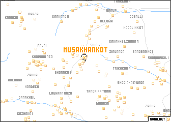 map of Mūsa Khān Kot