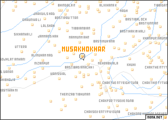 map of Mūsa Khokhar