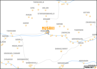 map of Musaki