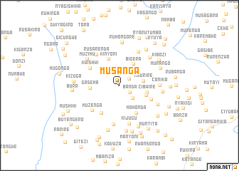 map of Musanga