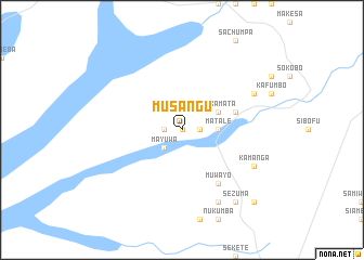 map of Musangu