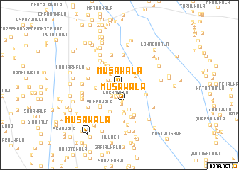 map of Mūsawāla