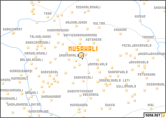 map of Musāwāli