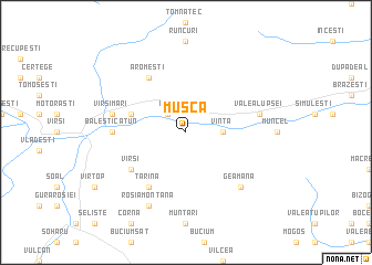map of Muşca
