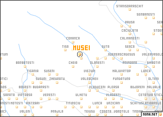map of Muşei