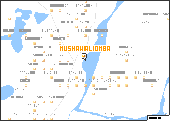map of Mushawa Liomba