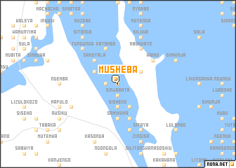 map of Musheba