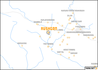 map of Mūshgān