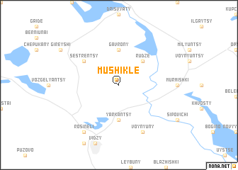 map of Mushikle