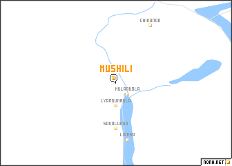 map of Mushili