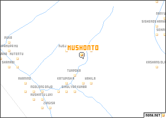 map of Mushonto