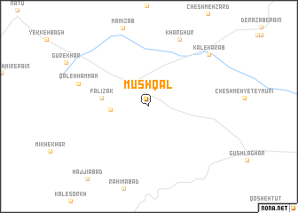 map of Mūshqāl