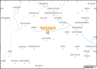 map of Mūshqīn