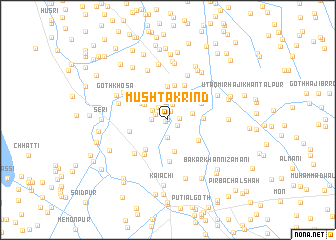 map of Mushtāk Rind