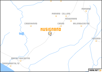 map of Musignano