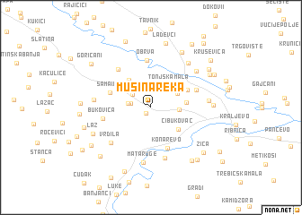 map of Musina Reka