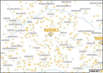 map of Musinci