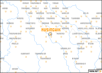 map of Musingwik