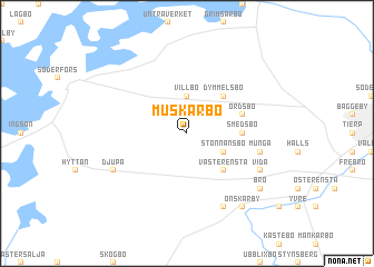 map of Muskarbo