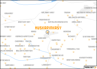 map of Muskarinkasy