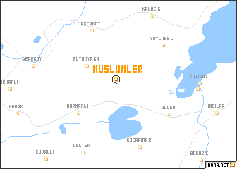 map of Müslümler