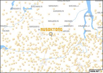 map of Musŏk-tong
