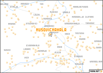 map of Musović-Mahala