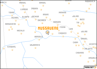 map of Mussauene