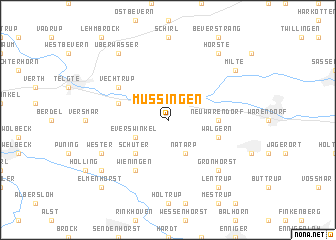 map of Müssingen