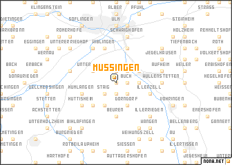 map of Mussingen