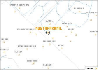 map of Muşţafá Kāmil