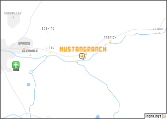 map of Mustang Ranch