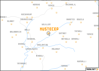 map of Müstecep