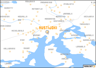 map of Mustijoki