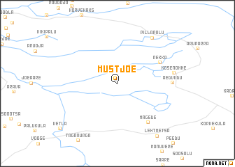 map of Mustjõe
