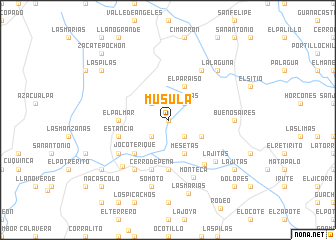 map of Musula