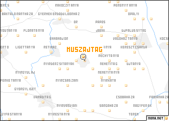 map of Muszájtag