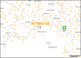 map of Mutabdžije