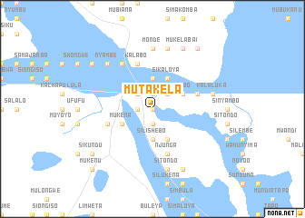 map of Mutakela