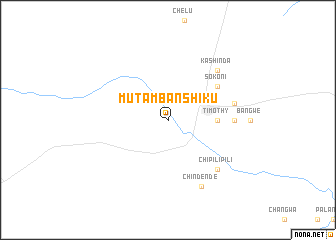 map of Mutambanshiku